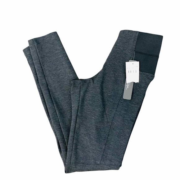 NWT KUT Gray ponte stretch leggings SMALL 2540 - Picture 2 of 8